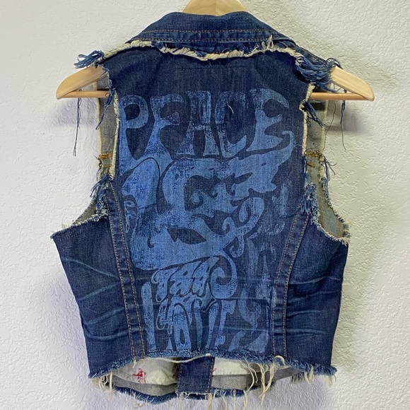 True Religion Denim Vest - XS - Picture 2 of 4